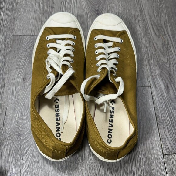 Converse Jack Purcell Low Top Curry Yellow Canvas Sneakers Men’s 11 US (A00466C) - Picture 6 of 10